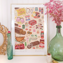 Load image into Gallery viewer, Back in Time for Tea A4 Print