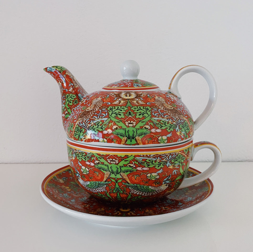 William Morris Strawberry Thief Tea for One
