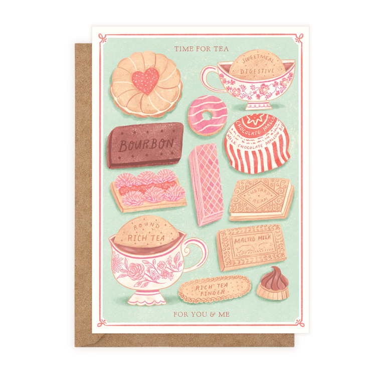 Time for Tea for You & Me Day Card